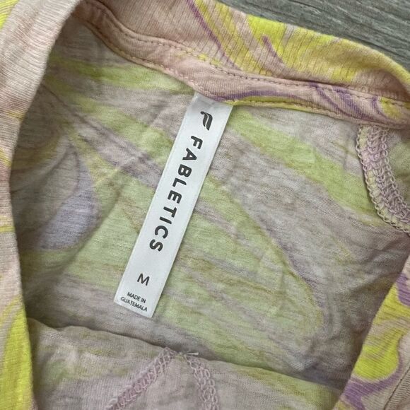 Fabletics Loveday Short-Sleeve Raglan Tee Womens Marble Size medium - Picture 5 of 5